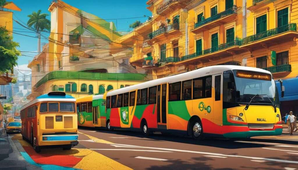 opciones de transporte en brasil