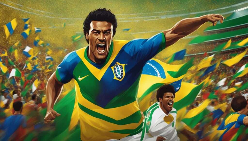 Jugadores legendarios de fútbol en Brasil