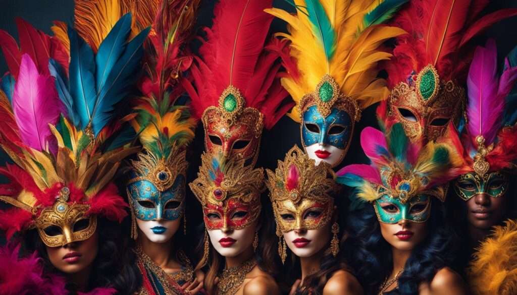 máscaras y disfraces de carnaval en Brasil